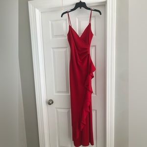 Red prom dress